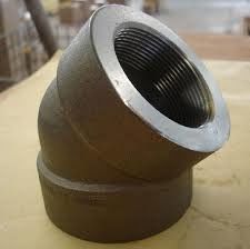 ASME B16.11 जाली फिटिंग ASTM A105N SW फिटिंग कोहनी टी युग्मन 3000lbs