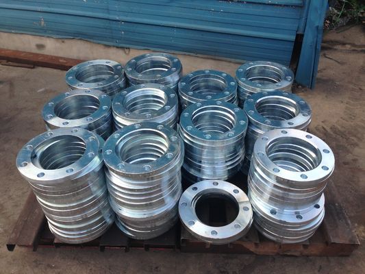 PN10 PN16 S235JR P280GH ढीला निकला हुआ किनारा EN1092-1 टाइप02 DIN2642 जस्ती