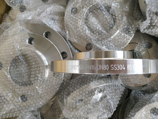 प्लेट PN6 जाली स्टेनलेस स्टील Flanges दीन 2502 दीन 2633 दीन 2566