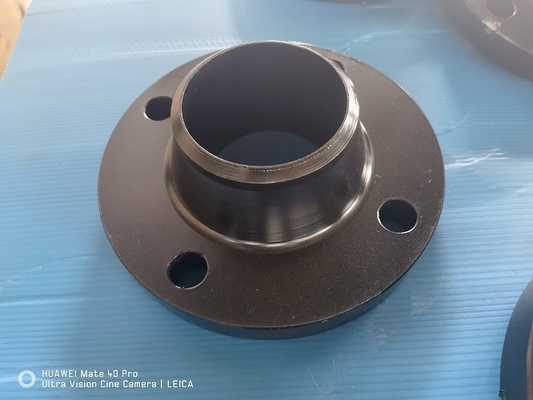 Wn 150lbs थ्रेडेड पाइप निकला हुआ किनारा Dn200 Asme A105n ब्लैक पेंट