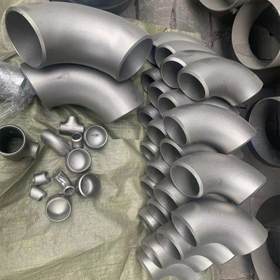 ठंडे और गर्म डुबकी जस्ती पाइप फिटिंग Asme B16.9 Wp316l 45 90 180 डिग्री कोहनी