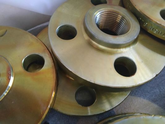 कार्बन स्टील C22.8 निकला हुआ किनारा EN1092-1 और DIN PN16-PN63 FLANGES TYPE13 पिरोया निकला हुआ किनारा