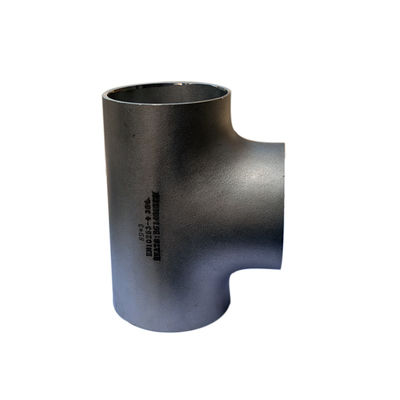 EN10204 3.1 P265GH बट वेल्डेड पाइप फिटिंग टी Astm B16.9 बेवलिंग एंड