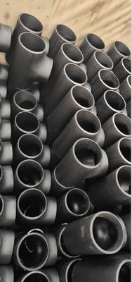 ANSI B16.9 ASTM A234WPB कार्बन स्टील समान टी 3 '' 5 '' 10 '' जस्ती कम करने वाली टी