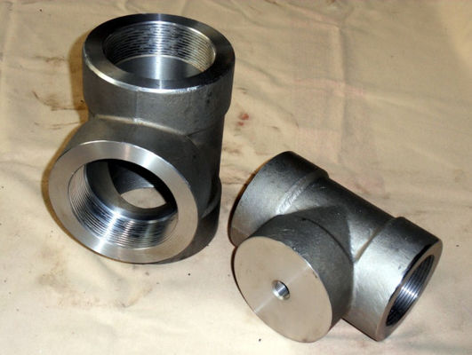 ASME B16.11 जाली फिटिंग ASTM A105N SW फिटिंग कोहनी टी युग्मन 3000lbs