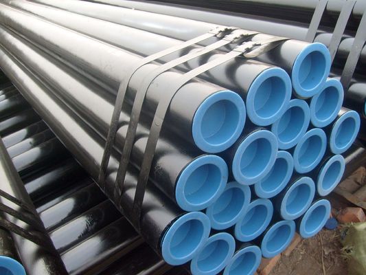 लंबाई 6m और 12m Astm सीमलेस पाइप API5l A106 A53 Gr.B दीया 21.3MM से 762MM
