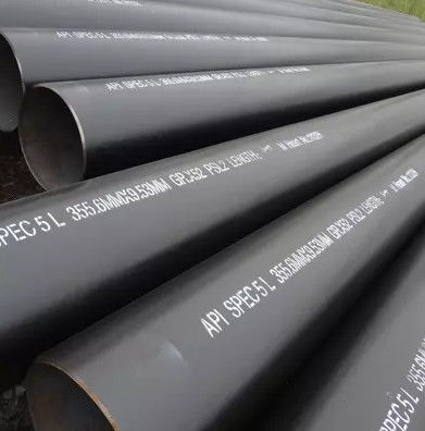 लंबाई 6m और 12m Astm सीमलेस पाइप API5l A106 A53 Gr.B दीया 21.3MM से 762MM