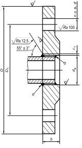 PN6-PN100 ST20 GOST 12820-80 निकला हुआ किनारा GOST 33259 प्रकार 01 02 05 GOST 12821 CS CT20; 16MN; SS 304/304L, 316/316L