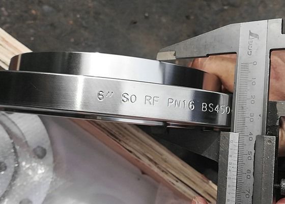 प्लेट PN6 जाली स्टेनलेस स्टील Flanges दीन 2502 दीन 2633 दीन 2566